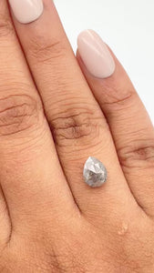 1.38ct | Rustic Pear Shape Brilliant Cut Diamond - Modern Rustic Diamond