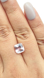 2.49ct |  Cushion Shape  Morganite - Modern Rustic Diamond