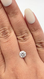 1.34ct | Rustic  Round Shape Brilliant Cut Diamond - Modern Rustic Diamond