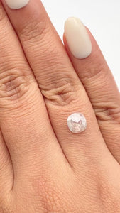 0.99ct | Rustic  Cushion Shape Rose Cut Diamond - Modern Rustic Diamond