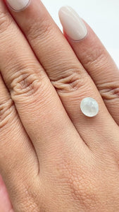 2.39ct | Salt & Pepper Oval Shape Rose Cut Diamond - Modern Rustic Diamond