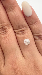 0.85ct | Rustic  Cushion Shape Rose Cut Diamond - Modern Rustic Diamond