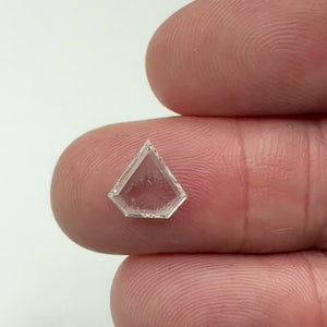 1.03ct | F/SI1 Shield Shape Rose Cut Diamond (SSEF) - Modern Rustic Diamond