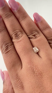 1.05ct | Champagne VVS Emerald Shape Step Cut Diamond - Modern Rustic Diamond