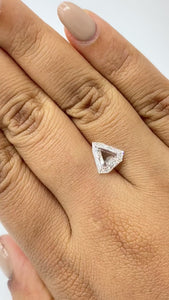 1.71ct | D/VS2 Shield Shape Step Cut Diamond (GIA) - Modern Rustic Diamond