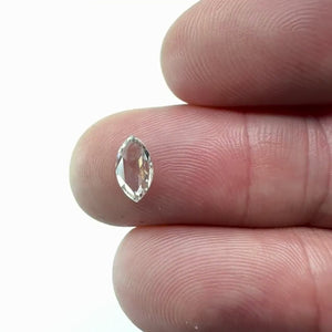 0.51ct | D/VVS Marquise Shape Rose Cut Diamond - Modern Rustic Diamond