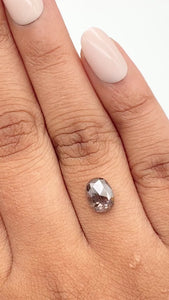 1.19ct | Rustic  Oval Shape Rose Cut Diamond - Modern Rustic Diamond
