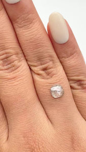 0.95ct | Rustic Cushion Shape Rose Cut Diamond - Modern Rustic Diamond