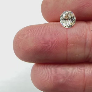 0.93ct | M/SI1 Oval Shape Old Mine Cut Diamond (IGI) - Modern Rustic Diamond