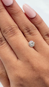 1.01ct | M/VS1 Round Shape Brilliant Cut Diamond (GIA) - Modern Rustic Diamond