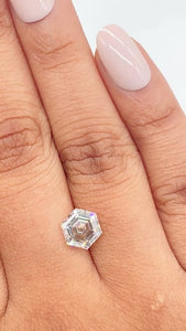 2.03ct | N/SI2 Hexagon Shape Step Cut Diamond (GIA) - Modern Rustic Diamond