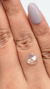1.62ct | O-P/VS2 Round Shape Rose Cut Diamond (GIA) - Modern Rustic Diamond
