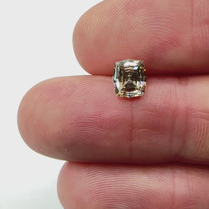 1.34ct | Champagne VVS Octagonal Shape Step Cut Diamond - Modern Rustic Diamond