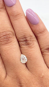 1.04ct | J/VS1 Pear Shape Step Cut Diamond (GIA) - Modern Rustic Diamond