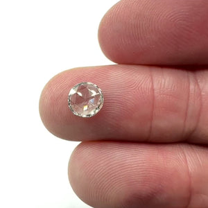 0.69ct | G/VS2 Round Shape Rose Cut Diamond - Modern Rustic Diamond