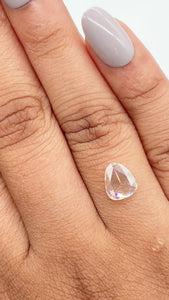 1.02ct | K/VS2 Pear Shape Rose Cut Diamond (GIA) - Modern Rustic Diamond