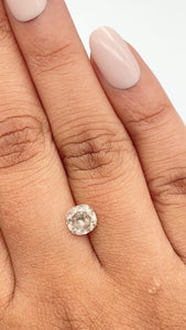 1.25ct | Rustic Cushion Shape Brilliant Cut Diamond - Modern Rustic Diamond