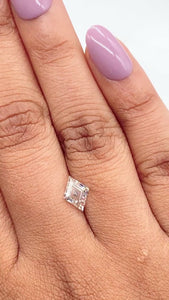 1.10ct | L/VVS2 Lozenge Shape Step Cut Diamond (GIA) - Modern Rustic Diamond