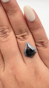 4.29ct | Rustic Kite Shape Step Cut Diamond - Modern Rustic Diamond