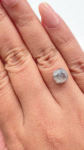 2.97ct | Rustic Cushion Shape Rose Cut Diamond - Modern Rustic Diamond