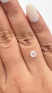 0.62ct | Rustic  Oval Shape Rose Cut Diamond - Modern Rustic Diamond