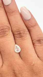 1.35ct | Rustic Pear Shape Brilliant Cut Diamond - Modern Rustic Diamond