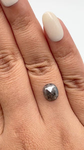 2.10ct | Rustic Oval Shape Rose Cut Diamond - Modern Rustic Diamond