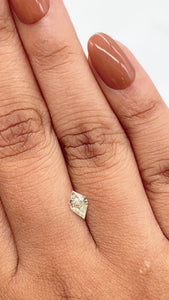 0.48ct | K/VS2 Hexagon Shape Step Cut Diamond - Modern Rustic Diamond
