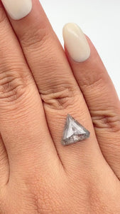 3.07ct | Rustic Shield Shape Rose Cut Diamond - Modern Rustic Diamond