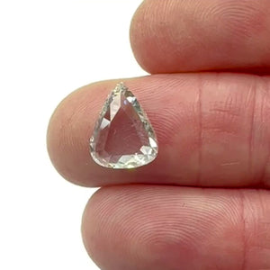 3.49ct | G/VS2-SI1 Pear Shape Rose Cut Diamond - Modern Rustic Diamond
