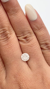1.64ct | Salt & Pepper Round Shape Brilliant Cut Diamond - Modern Rustic Diamond