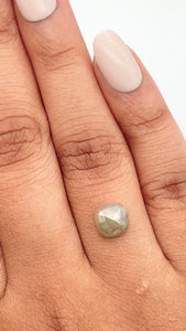 1.44ct | Rstc/ Cushion Shape Rose Cut Diamond - Modern Rustic Diamond