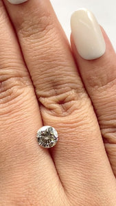 1.05ct | O-P/VS2 Round Shape Brilliant Cut Diamond (GIA) - Modern Rustic Diamond