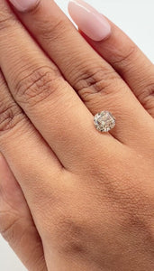 1.52ct | U-V/VS2 Cushion Shape Old Mine Cut Diamond (GIA) - Modern Rustic Diamond