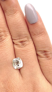 2.55ct | N/SI2 Cushion Shape Old Mine Cut Diamond (GIA) - Modern Rustic Diamond