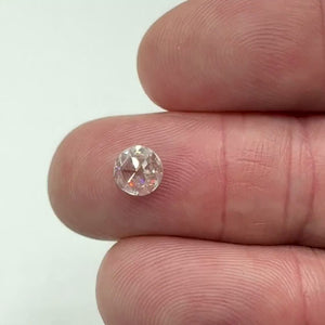 0.79ct | F-G/SI Oval Shape Rose Cut Diamond - Modern Rustic Diamond