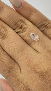 0.52ct | F-G/VS Oval Shape Rose Cut Diamond - Modern Rustic Diamond