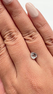 1.16ct | Salt & Pepper Pear Shape Rose Cut Diamond - Modern Rustic Diamond