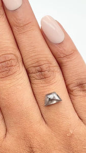 1.18ct | Rustic Trapezoid Shape Rose Cut Diamond - Modern Rustic Diamond