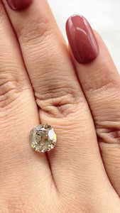 3.01ct | Y-Z/VS1 Cushion Shape Old Mine Cut Diamond (GIA) - Modern Rustic Diamond