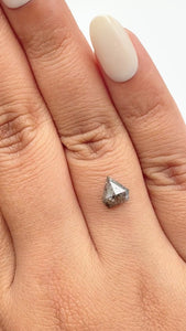 1.25ct | Rustic  Shield Shape Step Cut Diamond - Modern Rustic Diamond