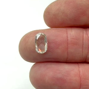 1.87ct | H/SI2 Oval Shape Rose Cut Diamond (GIA) - Modern Rustic Diamond