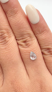 0.74ct | Rustic  Pear Shape Brilliant Cut Diamond - Modern Rustic Diamond