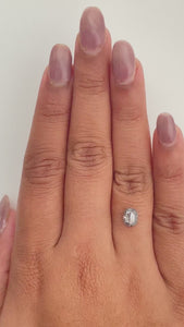 1.16ct | Salt & Pepper Cushion Shape Rose Cut Diamond - Modern Rustic Diamond