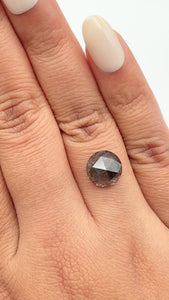 4.19ct | Rustic Round Shape Rose Cut Diamond - Modern Rustic Diamond