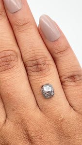 1.28ct | Rustic  Cushion Shape Rose Cut Diamond - Modern Rustic Diamond