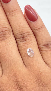 0.51ct | H/SI1 Oval Shape Rose Cut Diamond (GIA) - Modern Rustic Diamond