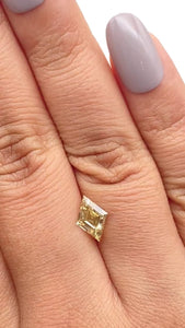 1.21ct | Champagne VS1 Lozenge Shape Step Cut Diamond (GIA) - Modern Rustic Diamond