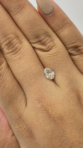 1.21ct | Champagne VS Oval Shape Brilliant Cut Diamond - Modern Rustic Diamond