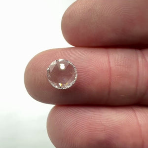 0.97ct | D/VS2 Round Shape Rose Cut Diamond (GIA) - Modern Rustic Diamond